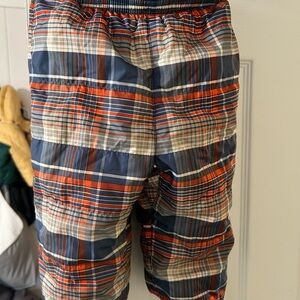 Patagonia Toddler Fleece Lined Snow PantsBottoms - Blue, Red, White